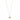 Oz Anhängerhalskette 45 glatt Gold-45 cm