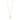 Oz runder Anhänger Halskette 45 schlicht Gold-45 cm