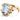 Little Magic Star - Aquamarinring Gold