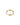 Halbrunder dünner Ring Gold