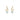 Julie kleines Ohr Gold hellblau