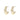 Honey Drop ovale Ohrringe Gold