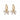 Eira Bow-Ring Ohrringe Gold