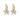 Eira Bow-Ring Ohrringe Gold