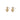 Niedliche kurze Ohrringe Gold