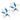 Medical Plastic Star 6 mm, Rainbow Ohrringe