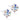 Medizinischer Kunststoff Daisy 5 mm, Rainbow/Alexandrit-Ohrringe