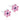 Medical Plastic Daisy 5 mm, Hellrosa/Amethyst Ohrring