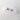 Medizinische Kunststoffblume 6 mm, Fuchsia Ohrring
