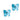 Medical Plastic Butterfly 5 mm, Aquamarin Ohrringe
