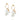 Love Bead Charm Anhänger Diamant Gold