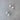 Natural Titanium Pearl 6 mm, weiße Ohrringe