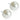 Natural Titanium Pearl 10 mm, Weiße Ohrringe