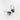 Natural Titanium Heart 10 mm, schwarzer Diamant Ohrring