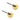 Goldener Titanball 4 mm Ohrring