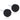 Black Titanium Puck 8 mm Ohrringe