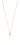 Halskette mit Doppelstern-Anhänger Gold 42–47 cm