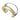 CURVE MEDIUM BANGLE Armband Gold Silber