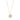 DAISY BROOCH/Halskette 33 MM WHITE ENAMEL Gold