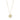 DAISY BROOCH/Halskette 33 MM WHITE ENAMEL Gold