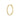 GJ SIGNATURE EARHOOPS LARGE Gold 0.15 (1.)