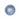 DAISY BROSCHE SILBER BLAU 44MM