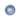 DAISY BROSCHE SILBER BLAU 44MM