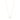 Offspring Halskette, klein 0,04ct Gold