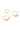 Offspring Ohrringe, zwischen Gold