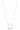 Offspring Halskette, klein 0,04 ct Silber