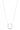 Offspring Halskette, klein 0,04 ct Silber