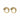 Loop stone Ohrringe (Gold)