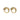 Loop stone Ohrringe (Gold)
