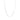 Globus-Clip-Halskette Silber 90–95 cm