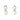 MAGIC Ohrringe Weißgold PEARL Diamant 0,04 CT