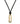 BENJAMIN Lederhalsband Gold