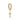 CROSS Ohrringe Gold
