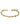JAMES Breites Armband Gold