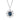 CLAUDIA Silber BLAU