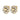 AUDE Gold GOLDEN / CRYSTAL Ohrringe