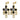 LEONORA Gold BLACK/GOLDEN Ohrringe