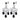 LEONORA Silber CRYSTAL / BLACK Ohrringe