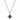 RIMINI Silver ROYAL BLUE Halskette