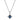 RIMINI Silver ROYAL BLUE Halskette