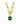 LISANNA SG EMERALD GREEN Halskette Gold