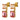 TETI SG LIGHT ROSE / PEACH Ohrringe Gold