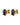 BILLIS BLACK MIX Ohrringe Gold