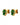 BILLIS GREEN MIX Ohrringe Gold