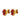 BILLIS RED / PINK Ohrringe Gold