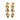 MAYHEM SG GOLDEN Ohrringe Gold